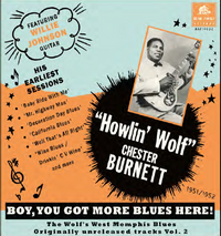 BOY, YOU GOT MORE BLUES HERE! THE WOLF'S WEST MEMPHIS BLUES - ORIGINALLY UNRELEASED TRACKS VOL. 2