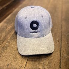 heather grey with black embroidered logo