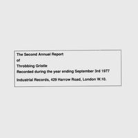 the SECOND ANNUAL REPORT OF THROBBING GRISTLE